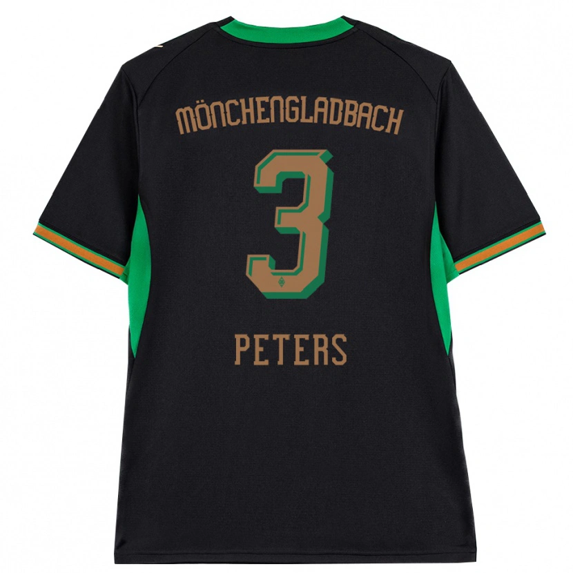 Danxen Mulher Camisola Nils Peters #3 Preto Laranja Verde Marrom Alternativa 2026/27 Camisa