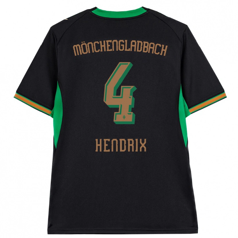 Danxen Mulher Camisola Kas Hendrix #4 Preto Laranja Verde Marrom Alternativa 2026/27 Camisa