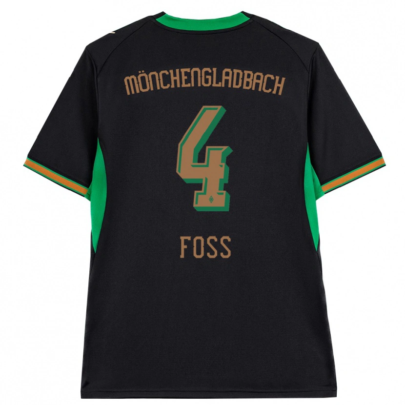 Danxen Mulher Camisola Jonathan Foss #4 Preto Laranja Verde Marrom Alternativa 2026/27 Camisa