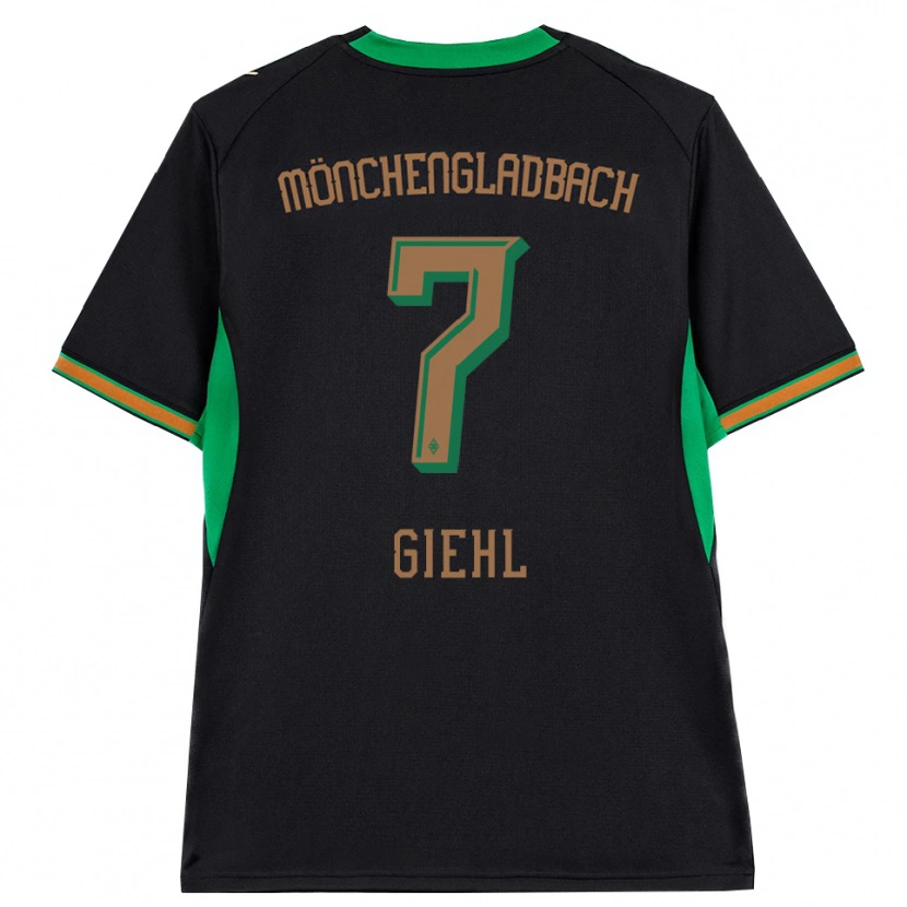 Danxen Mulher Camisola Madita Giehl #7 Preto Laranja Verde Marrom Alternativa 2026/27 Camisa