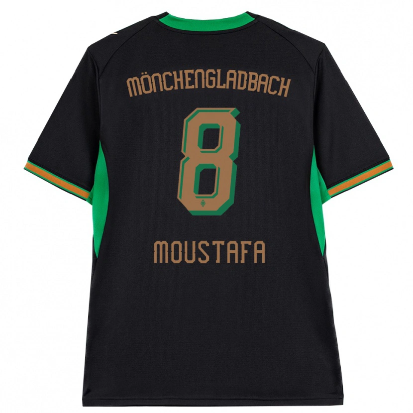 Danxen Mulher Camisola Moustafa Ashraf Moustafa #8 Preto Laranja Verde Marrom Alternativa 2026/27 Camisa
