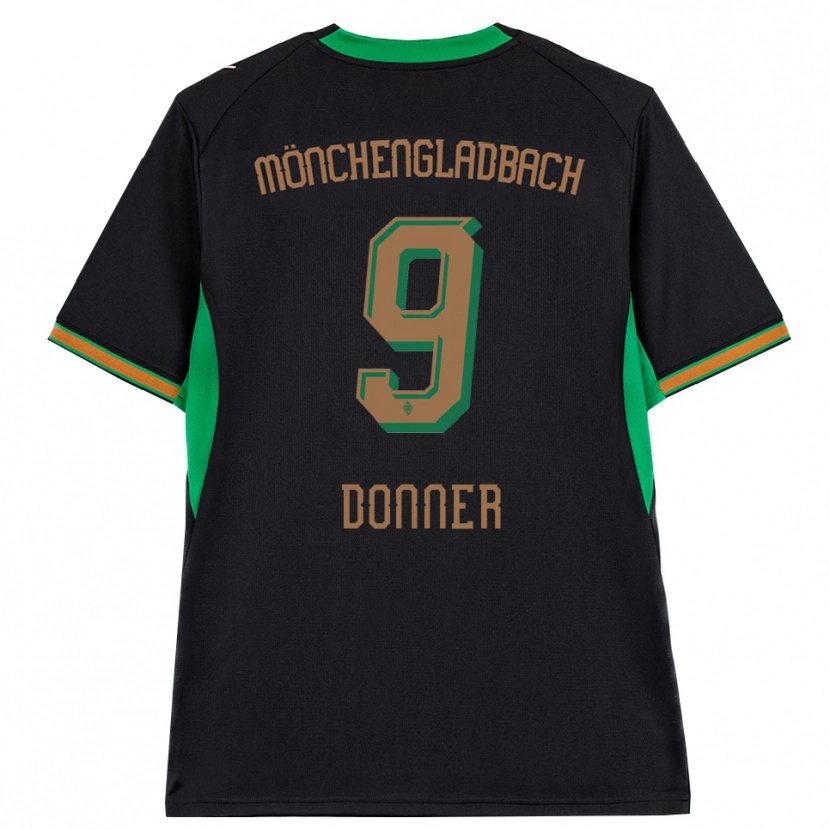 Danxen Mulher Camisola Maximilian Donner #9 Preto Laranja Verde Marrom Alternativa 2026/27 Camisa