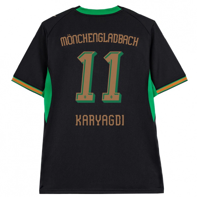 Danxen Mulher Camisola Kerim Karyagdi #11 Preto Laranja Verde Marrom Alternativa 2026/27 Camisa