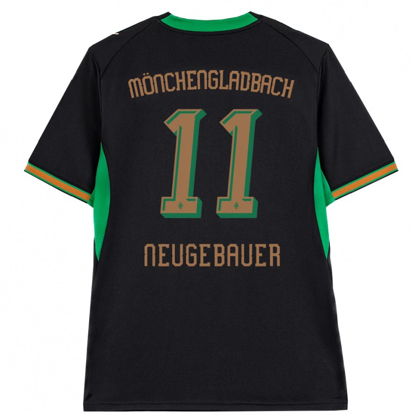 Danxen Mulher Camisola Simon Neugebauer #11 Preto Laranja Verde Marrom Alternativa 2026/27 Camisa