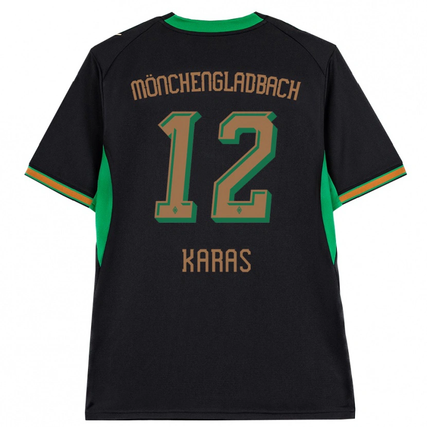 Danxen Mulher Camisola Rafael Karas #12 Preto Laranja Verde Marrom Alternativa 2026/27 Camisa