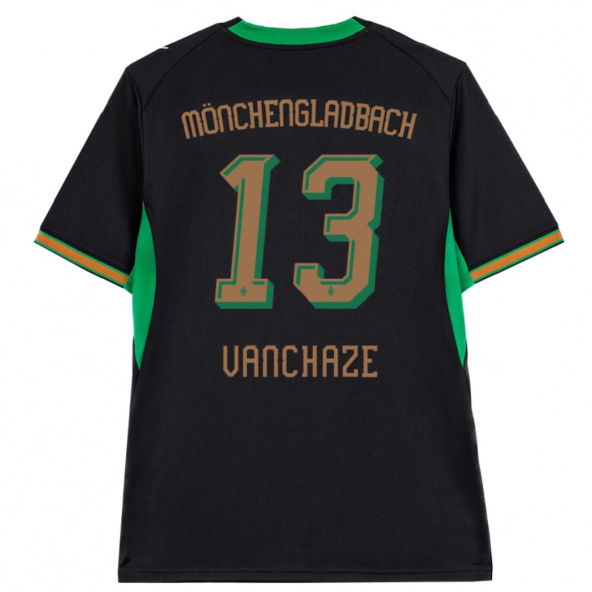 Danxen Mulher Camisola Charly Vanchaze #13 Preto Laranja Verde Marrom Alternativa 2026/27 Camisa
