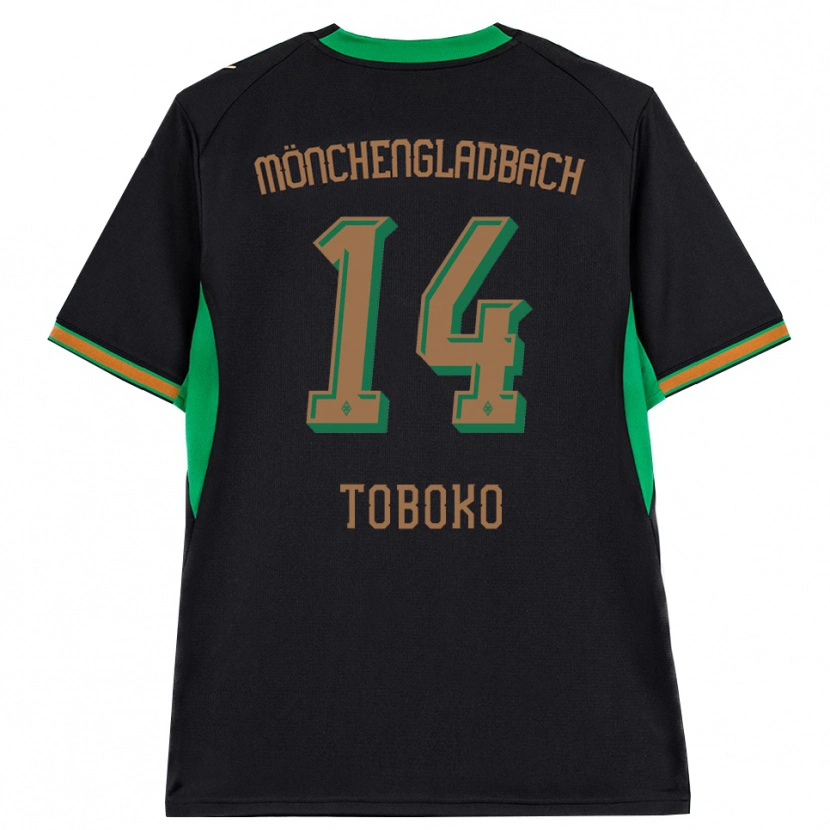 Danxen Mulher Camisola Rubén Toboko #14 Preto Laranja Verde Marrom Alternativa 2026/27 Camisa