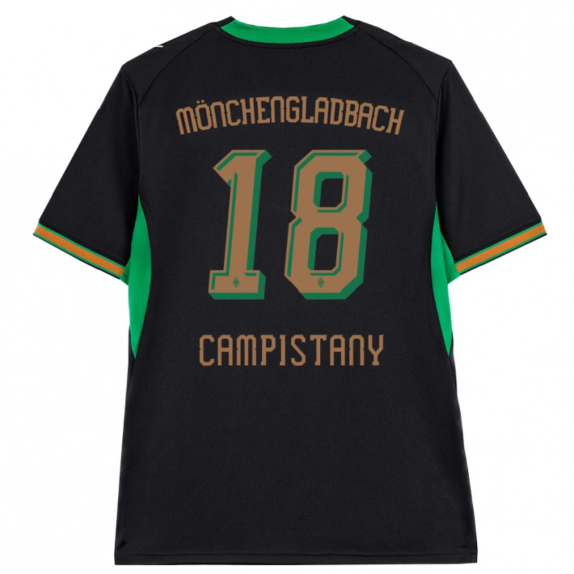 Danxen Mulher Camisola Erik Corominas Campistany #18 Preto Laranja Verde Marrom Alternativa 2026/27 Camisa