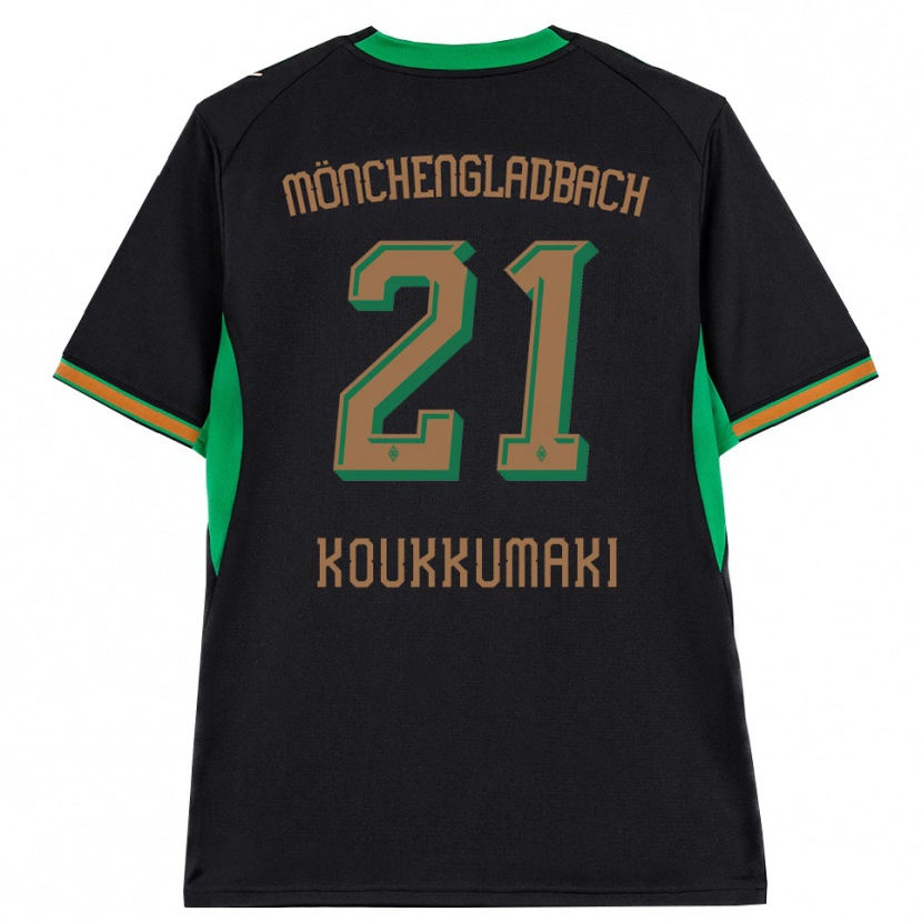 Danxen Mulher Camisola Taavi Koukkumäki #21 Preto Laranja Verde Marrom Alternativa 2026/27 Camisa