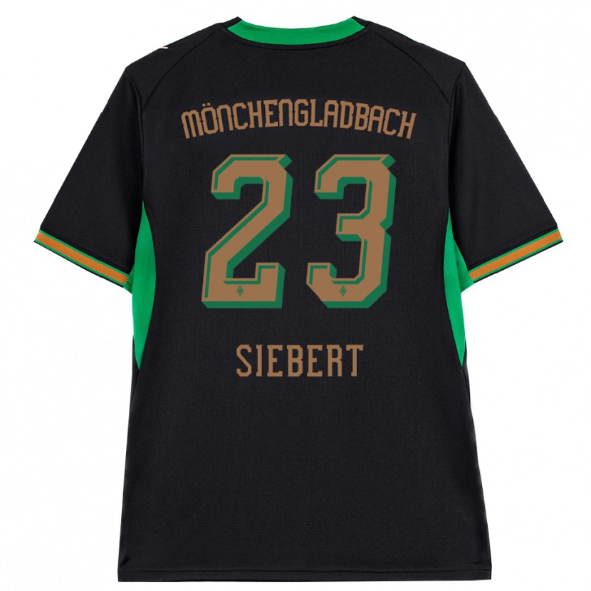 Danxen Mulher Camisola Marlon Siebert #23 Preto Laranja Verde Marrom Alternativa 2026/27 Camisa