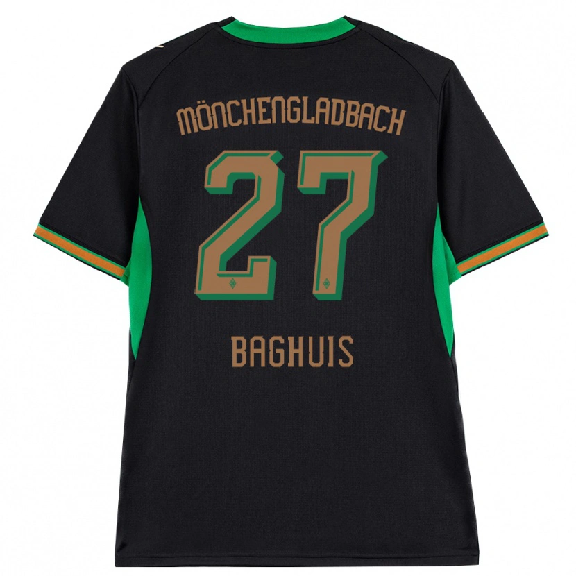 Danxen Mulher Camisola Chantal Baghuis #27 Preto Laranja Verde Marrom Alternativa 2026/27 Camisa