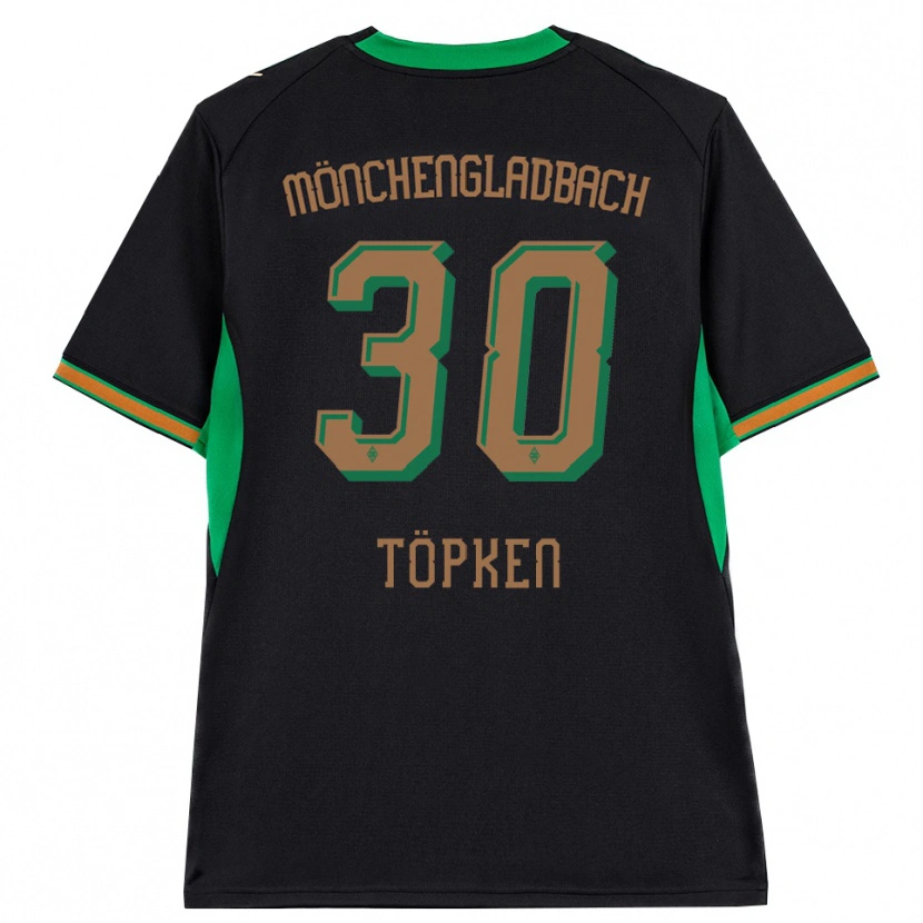 Danxen Mulher Camisola Thilo Töpken #30 Preto Laranja Verde Marrom Alternativa 2026/27 Camisa