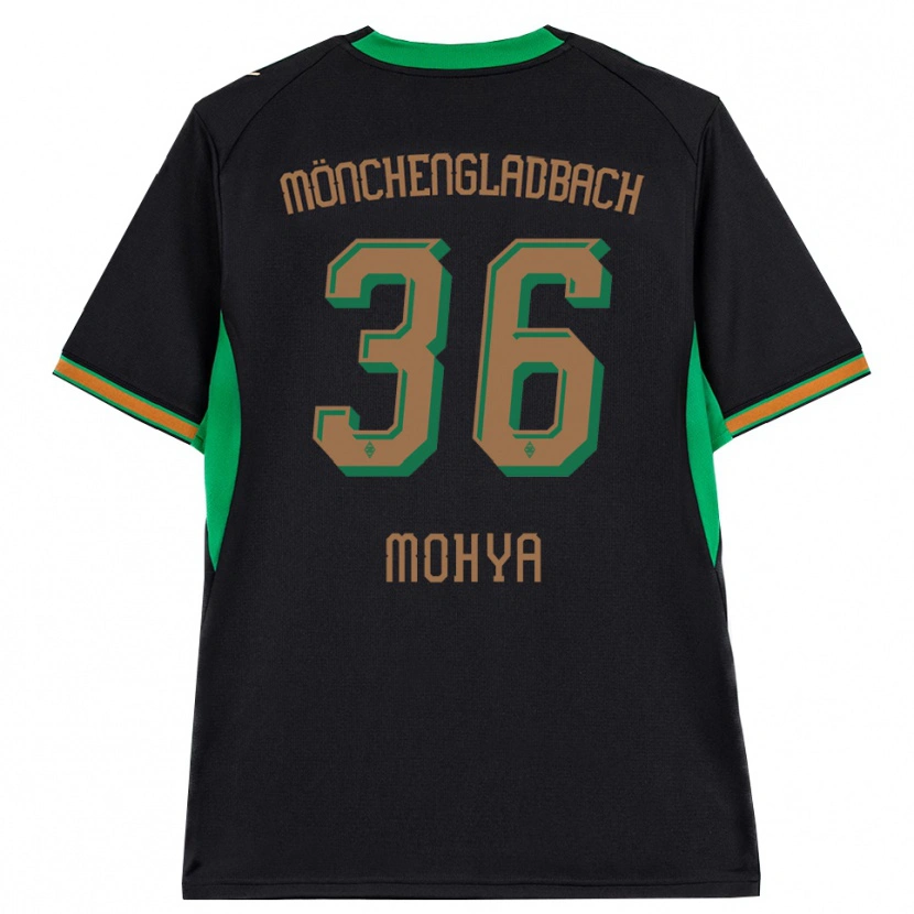Danxen Mulher Camisola Wael Mohya #36 Preto Laranja Verde Marrom Alternativa 2026/27 Camisa