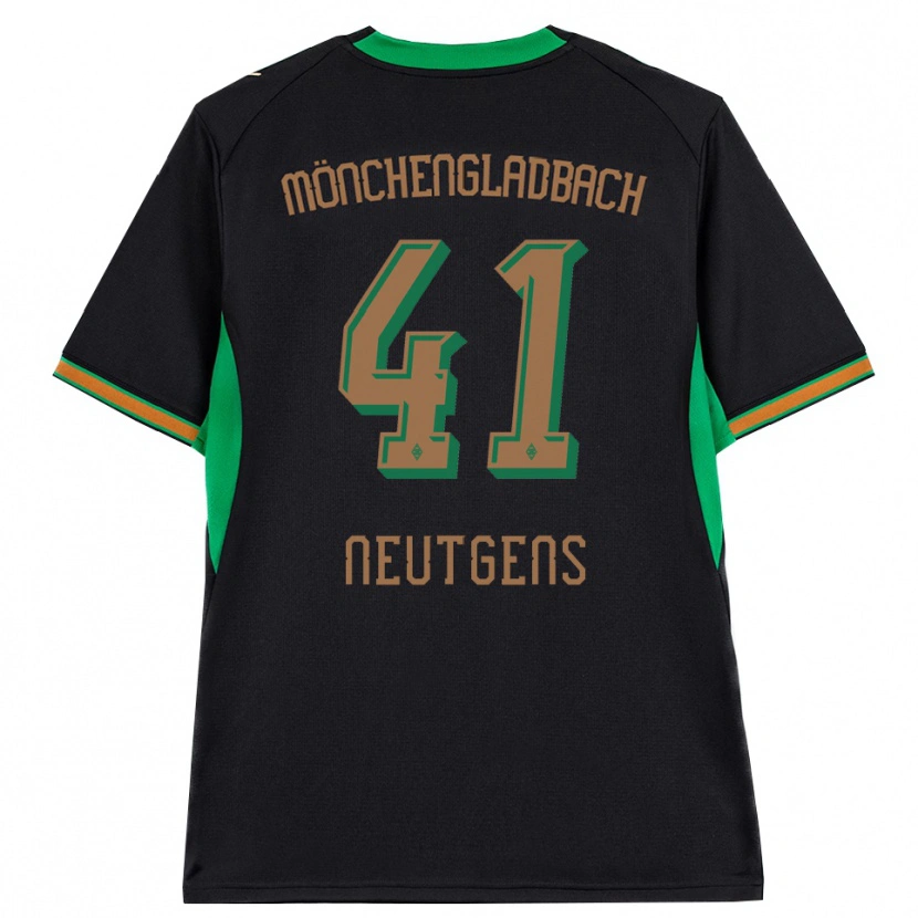 Danxen Mulher Camisola Maximilian Neutgens #41 Preto Laranja Verde Marrom Alternativa 2026/27 Camisa