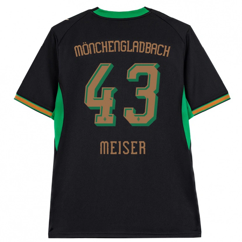 Danxen Mulher Camisola Tyler Meiser #43 Preto Laranja Verde Marrom Alternativa 2026/27 Camisa