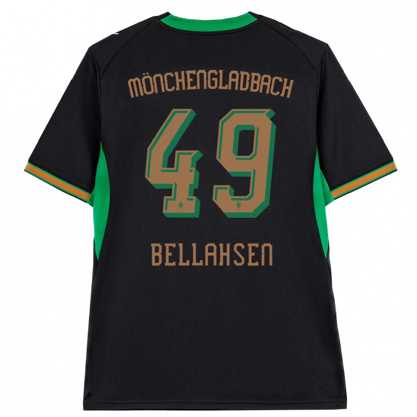 Danxen Mulher Camisola Joseph Bellahsen #49 Preto Laranja Verde Marrom Alternativa 2026/27 Camisa