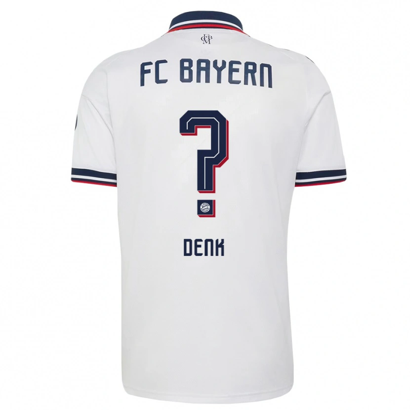Danxen Mulher Camisola Luca Denk #0 Cinza Branco Vermelho Alternativa 2026/27 Camisa
