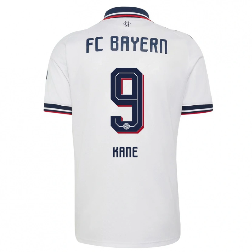 Danxen Mulher Camisola Harry Kane #9 Cinza Branco Vermelho Alternativa 2026/27 Camisa