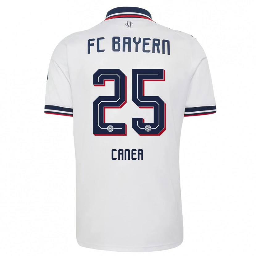 Danxen Mulher Camisola Rares Canea #25 Cinza Branco Vermelho Alternativa 2026/27 Camisa