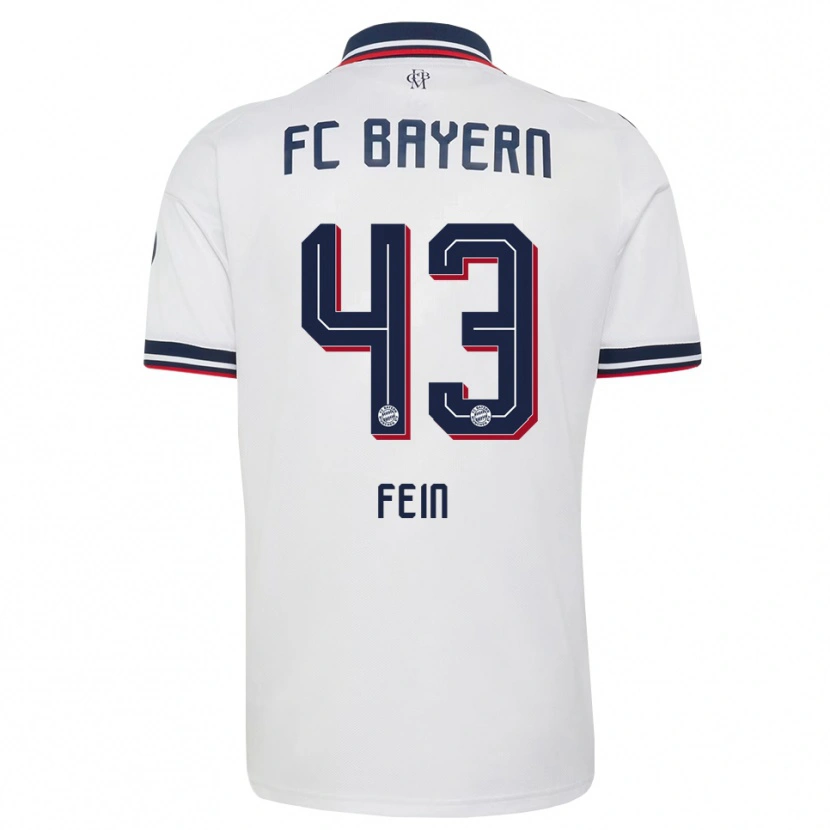 Danxen Mulher Camisola Adrian Fein #43 Cinza Branco Vermelho Alternativa 2026/27 Camisa
