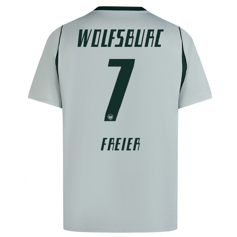 Danxen Mulher Camisola Sharn Freier #7 Cinza Verde Alternativa 2026/27 Camisa