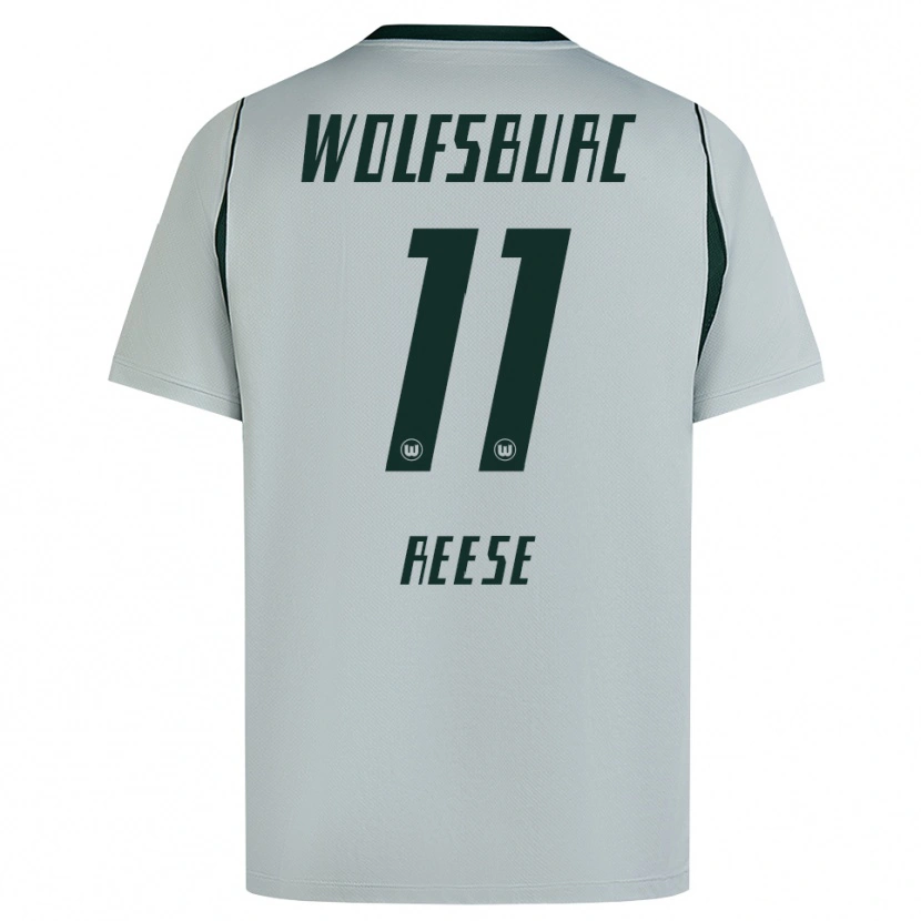 Danxen Mulher Camisola Fabian Reese #11 Cinza Verde Alternativa 2026/27 Camisa