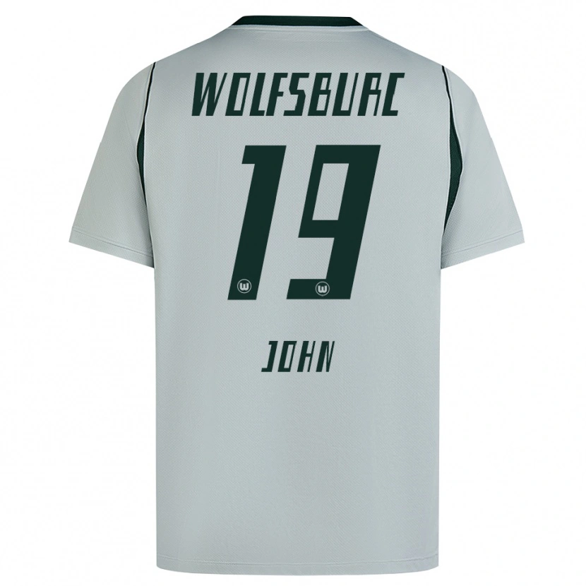 Danxen Mulher Camisola Michael John #19 Cinza Verde Alternativa 2026/27 Camisa