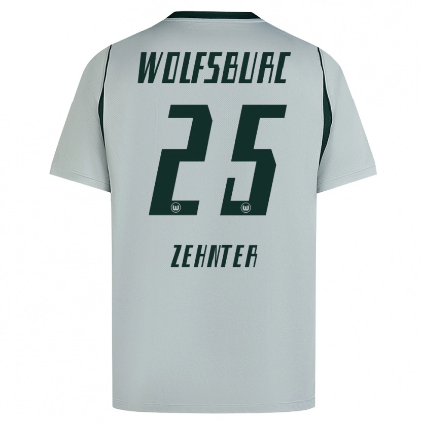 Danxen Mulher Camisola Aaron Zehnter #25 Cinza Verde Alternativa 2026/27 Camisa