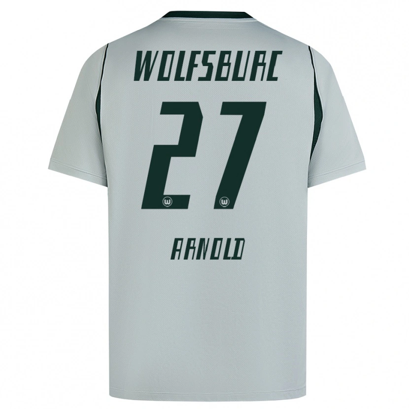 Danxen Mulher Camisola Maximilian Arnold #27 Cinza Verde Alternativa 2026/27 Camisa