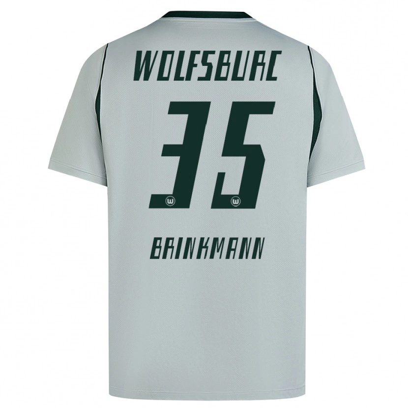 Danxen Mulher Camisola Karla Brinkmann #35 Cinza Verde Alternativa 2026/27 Camisa