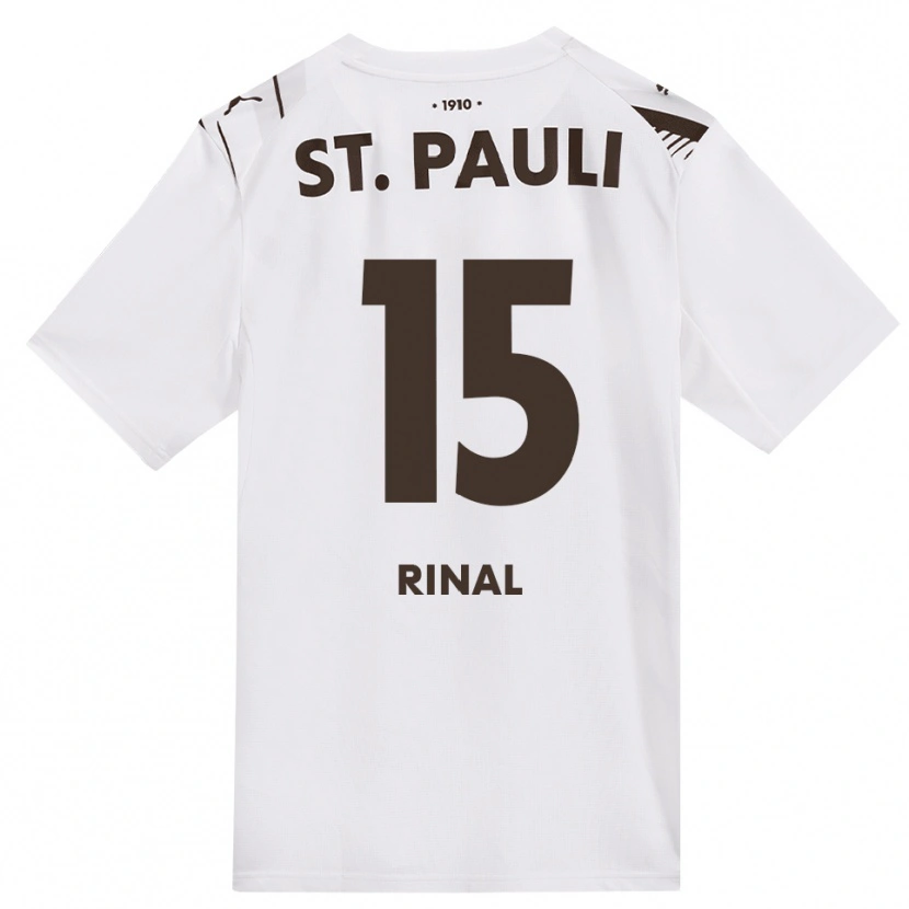 Danxen Mulher Camisola Selcuk Rinal #15 Café Branco Vermelho Alternativa 2026/27 Camisa