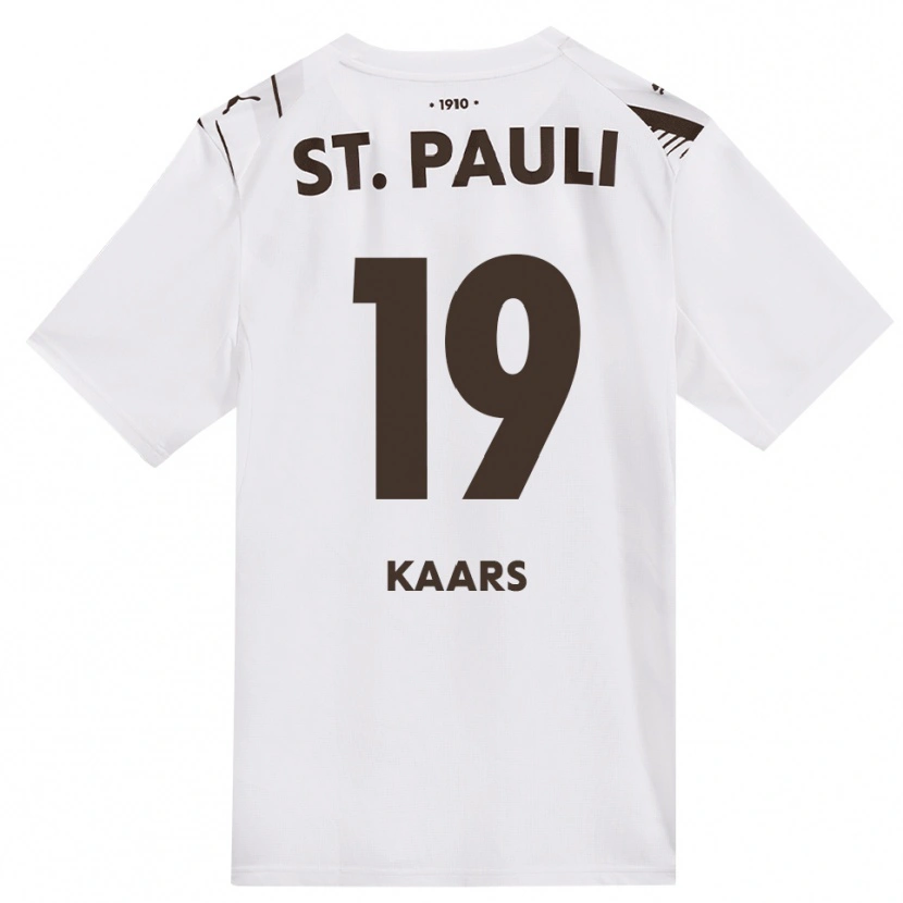 Danxen Mulher Camisola Martijn Kaars #19 Café Branco Vermelho Alternativa 2026/27 Camisa