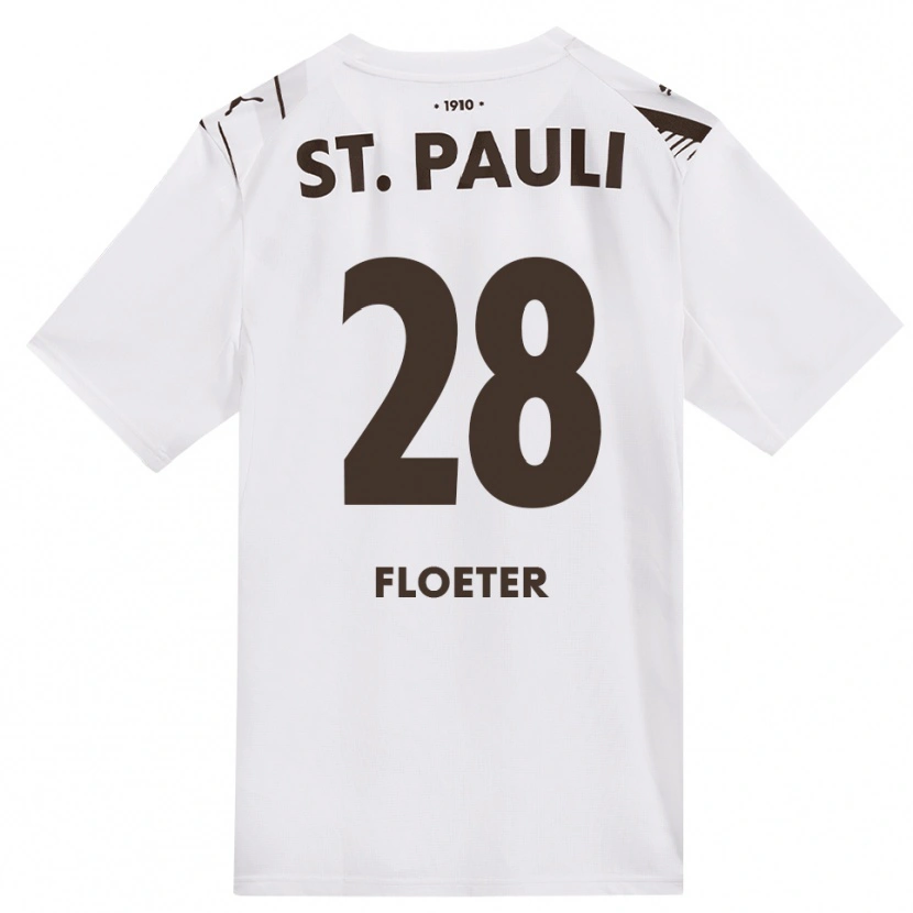 Danxen Mulher Camisola Joline Floeter #28 Café Branco Vermelho Alternativa 2026/27 Camisa