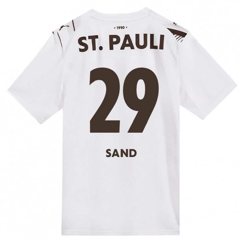 Danxen Mulher Camisola Christoffer Sand #29 Café Branco Vermelho Alternativa 2026/27 Camisa