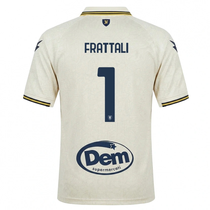 Danxen Mulher Camisola Pierluigi Frattali #1 Amarelo Renda Velha Preto Alternativa 2026/27 Camisa