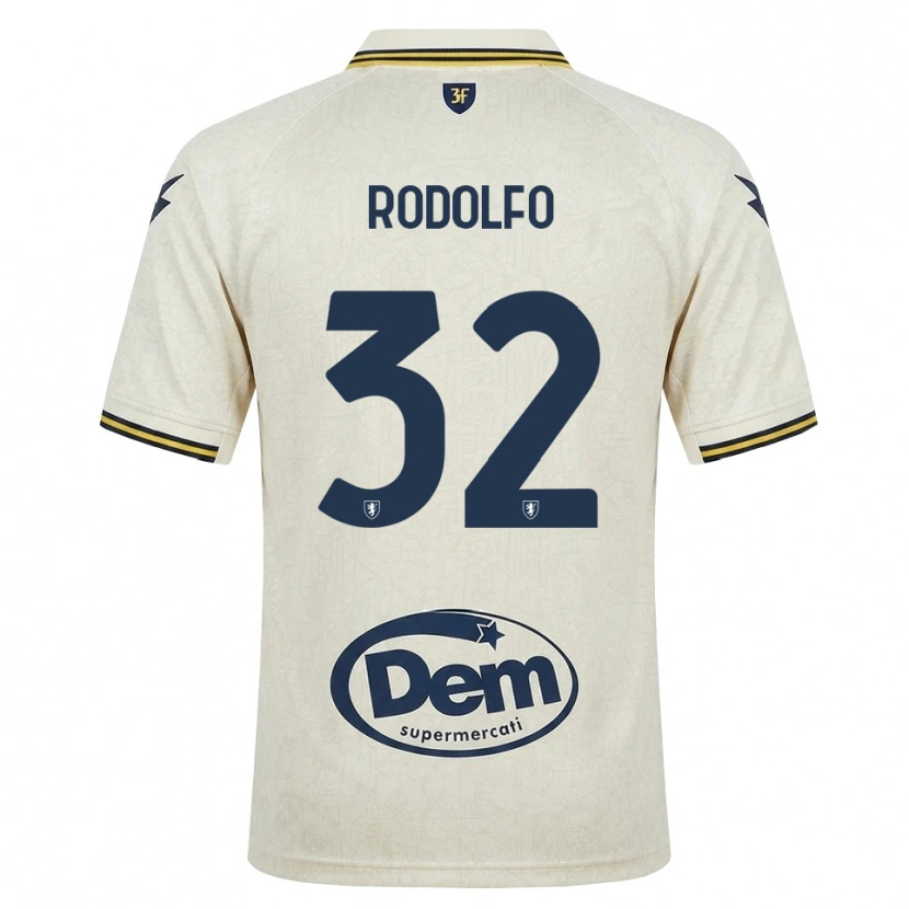 Danxen Mulher Camisola Luca Rodolfo #32 Amarelo Renda Velha Preto Alternativa 2026/27 Camisa