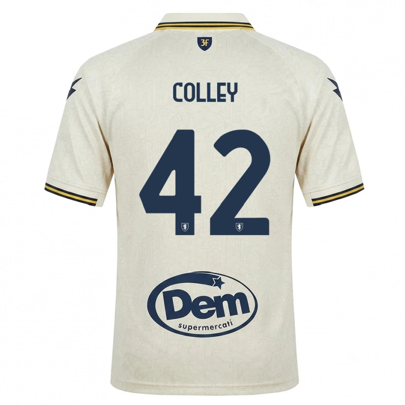 Danxen Mulher Camisola Muhammed Colley #42 Amarelo Renda Velha Preto Alternativa 2026/27 Camisa