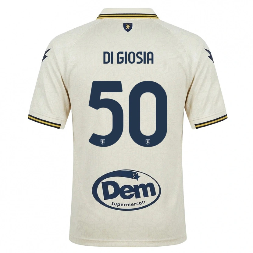 Danxen Mulher Camisola Jacopo Di Giosia #50 Amarelo Renda Velha Preto Alternativa 2026/27 Camisa