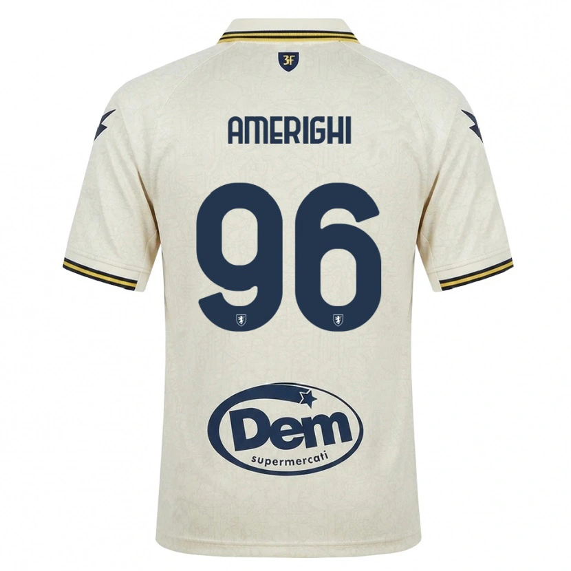 Danxen Mulher Camisola Igor Amerighi #96 Amarelo Renda Velha Preto Alternativa 2026/27 Camisa