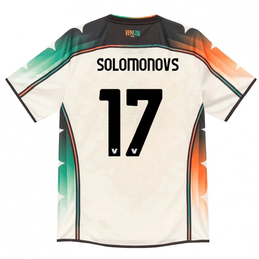 Danxen Mulher Camisola Nikita Solomonovs #17 Amarelo Laranja Verde Renda Velha Alternativa 2026/27 Camisa