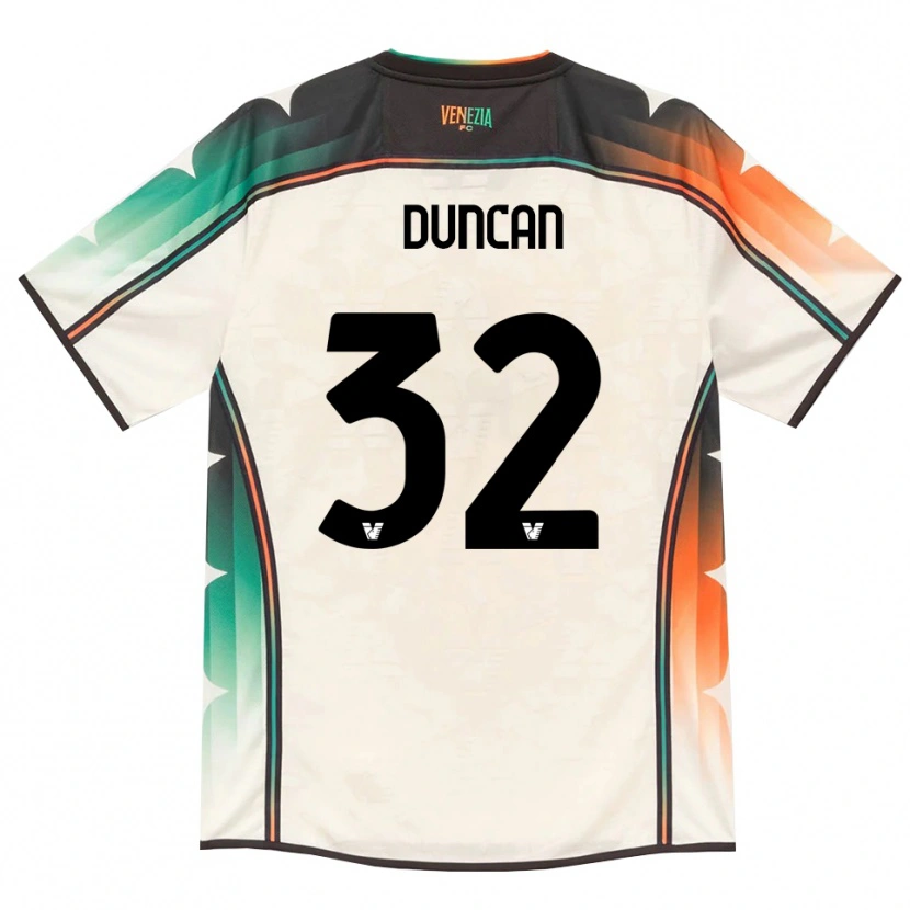 Danxen Mulher Camisola Alfred Duncan #32 Amarelo Laranja Verde Renda Velha Alternativa 2026/27 Camisa