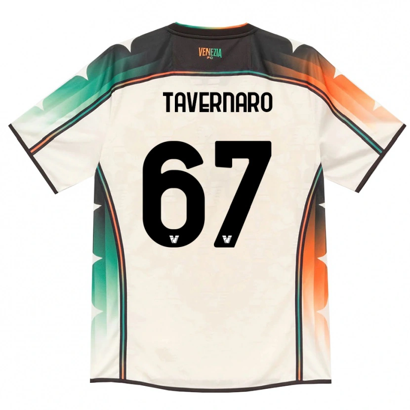 Danxen Mulher Camisola Federico Tavernaro #67 Amarelo Laranja Verde Renda Velha Alternativa 2026/27 Camisa