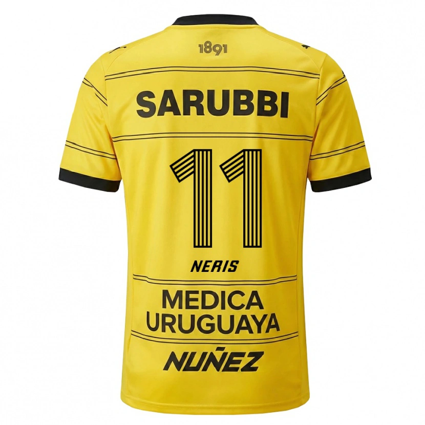 Danxen Mulher Camisola José Neris #11 Amarelo Preto Alternativa 2026/27 Camisa
