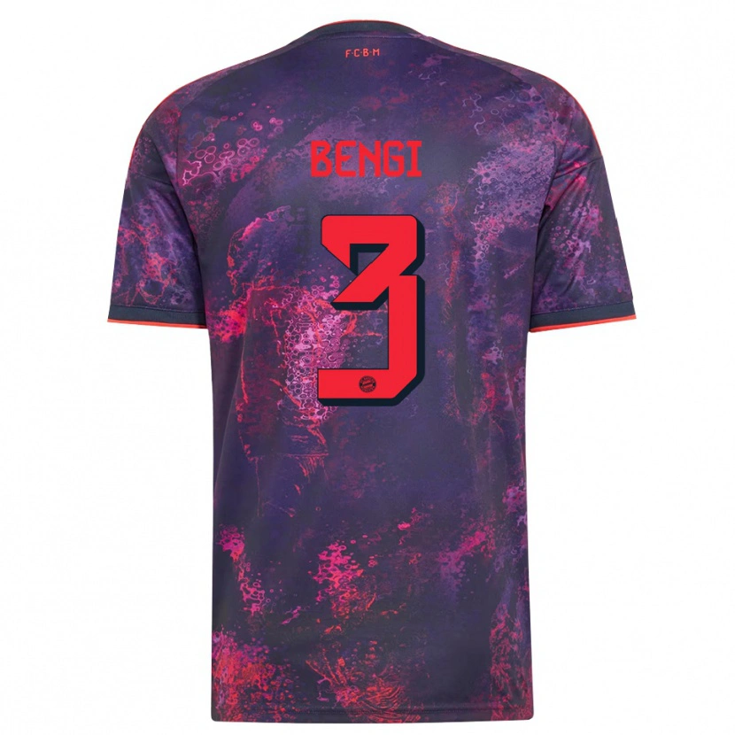 Danxen Mulher Camisola Kaan Bengi #3 Vermelho Púrpura Terceiro 2026/27 Camisa