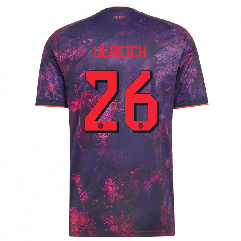 Danxen Mulher Camisola Sven Ulreich #26 Vermelho Púrpura Terceiro 2026/27 Camisa