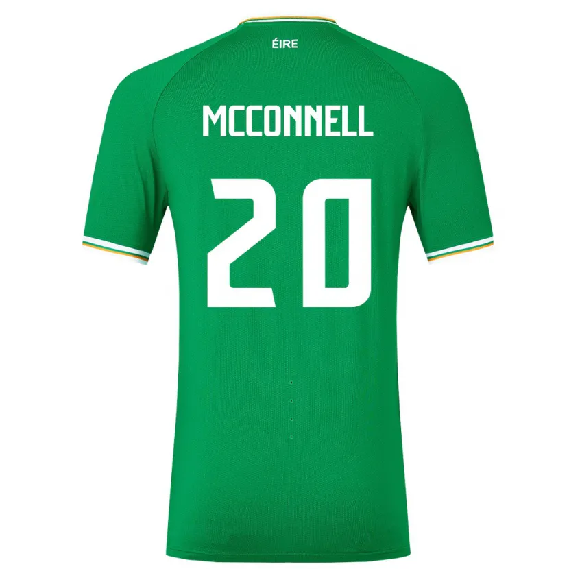 Danxen Criança Camisola Irlanda Glenn Mcconnell #20 Verde Principal 24-26 Camisa