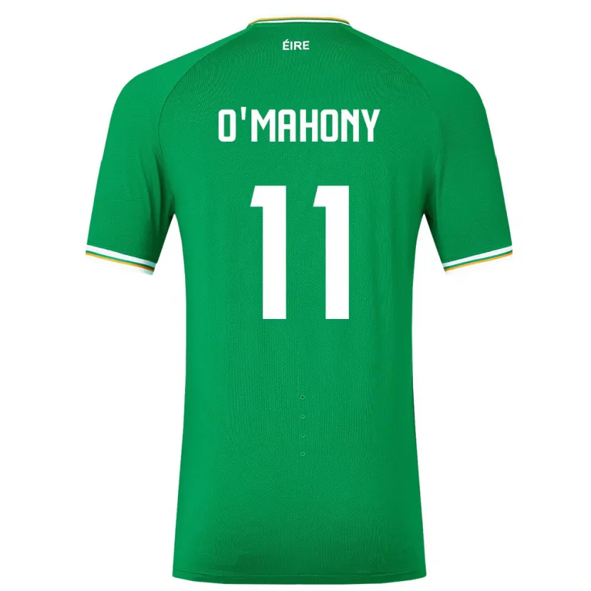 Danxen Criança Camisola Irlanda Éabha O'mahony #11 Verde Principal 24-26 Camisa