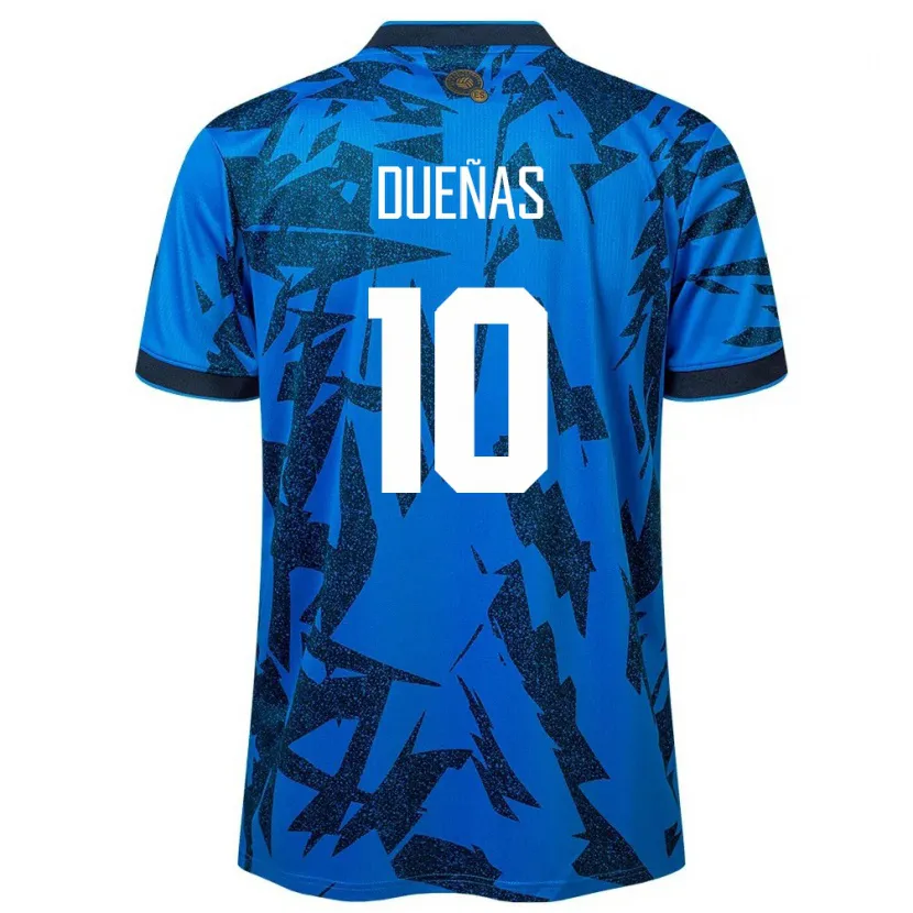 Danxen Criança Camisola El Salvador Enrico Dueñas #10 Azul Principal 24-26 Camisa