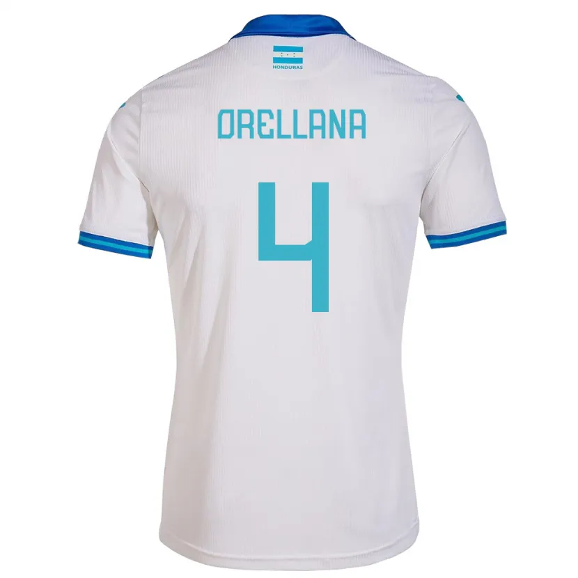 Danxen Criança Camisola Honduras André Orellana #4 Branco Principal 24-26 Camisa