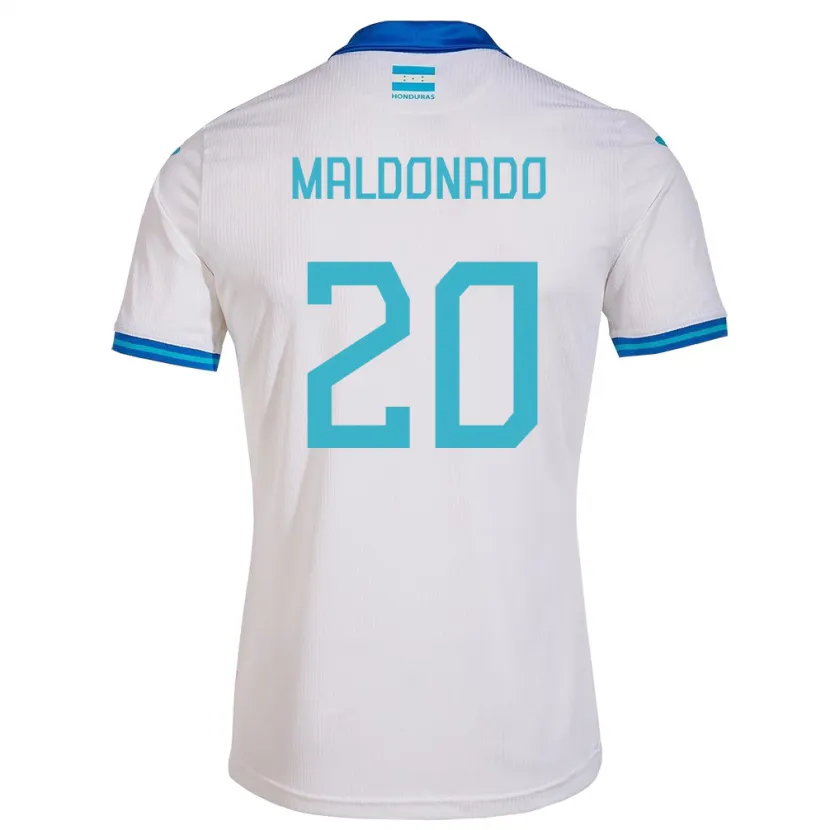 Danxen Criança Camisola Honduras Alessandro Maldonado #20 Branco Principal 24-26 Camisa